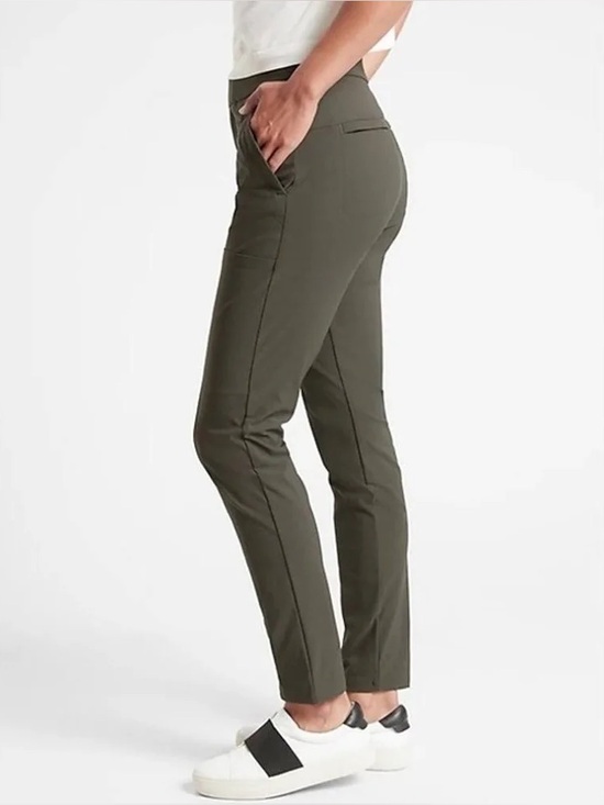 Athleta Pants - ATHLETA Wander Stash Skinny Pant 12 army green
